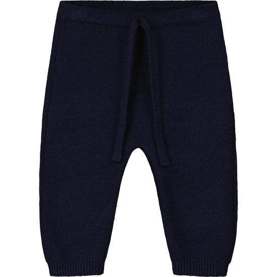 Navy Sweater Knit Joggers