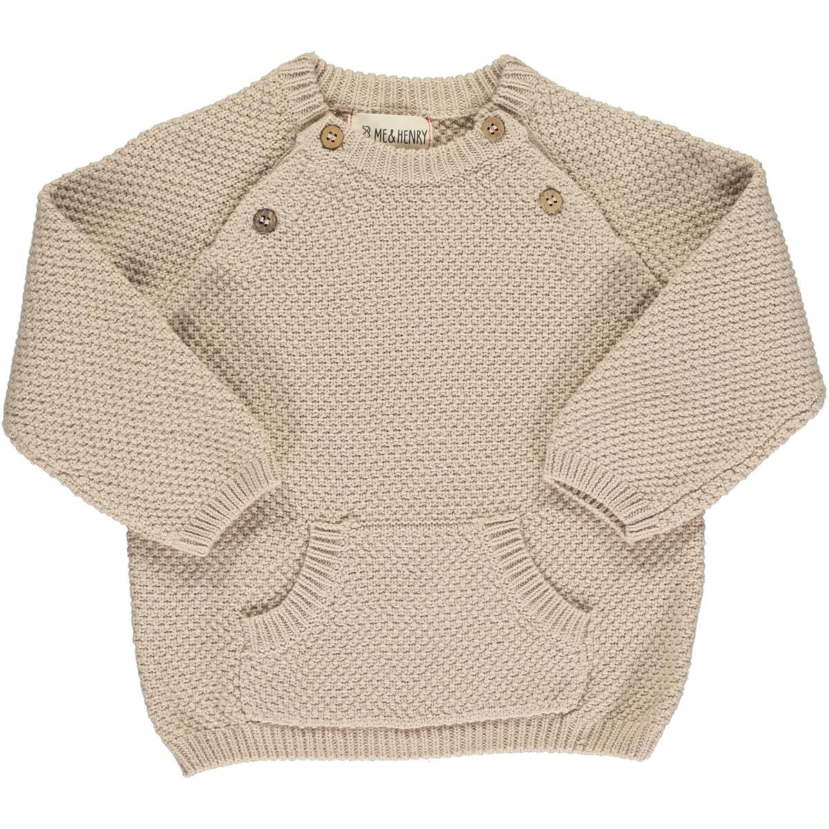 Morrison Baby Sweater in Cream