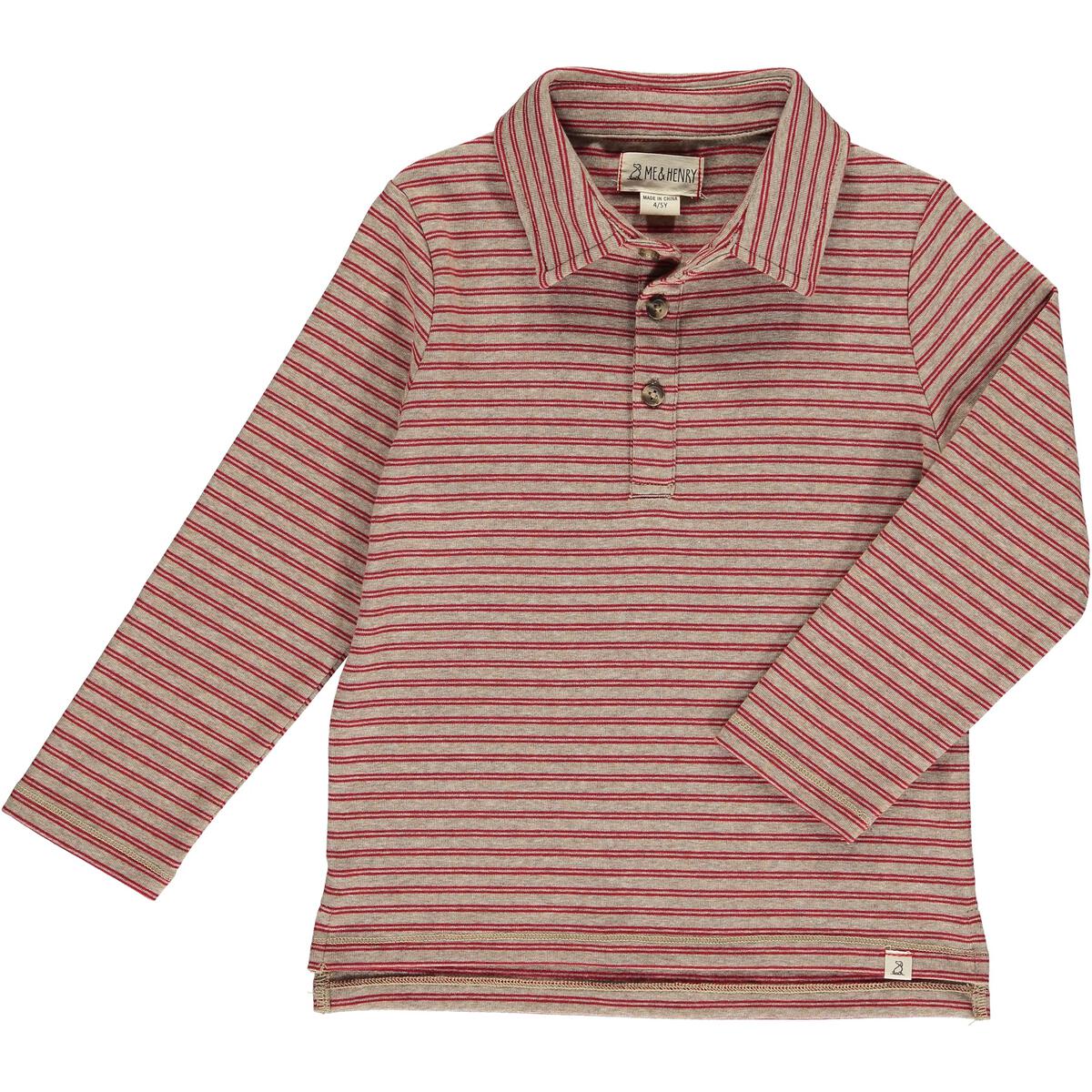 Red Stripe Midway Polo Shirt