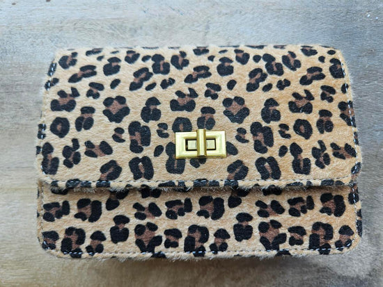 Leopard Faux Hide Purse