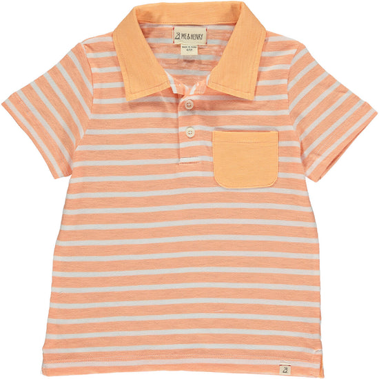 Peach/White Polo