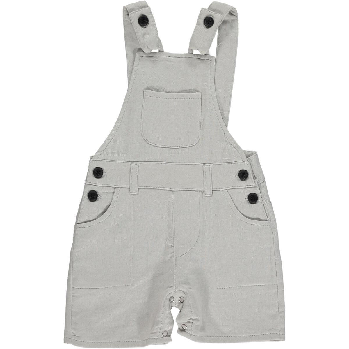 Grey Woven Overalls