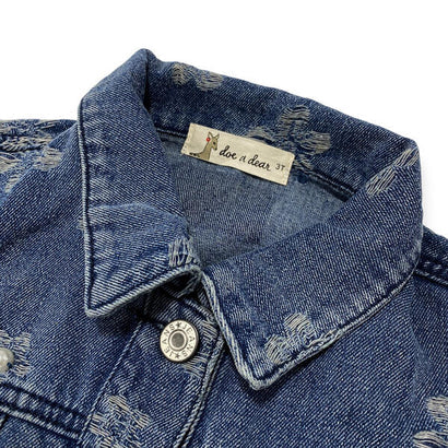 Pearl Flower Denim Jacket