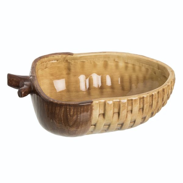 Woven Acorn Ceramic Bowl