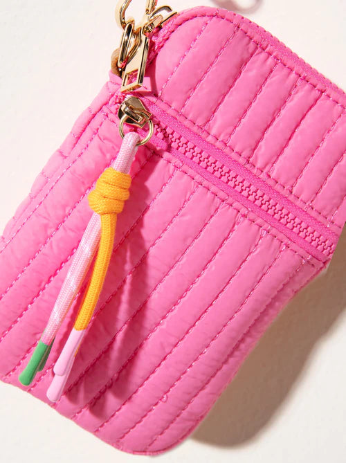 Bright Pink Ezra Phone Holder Bag