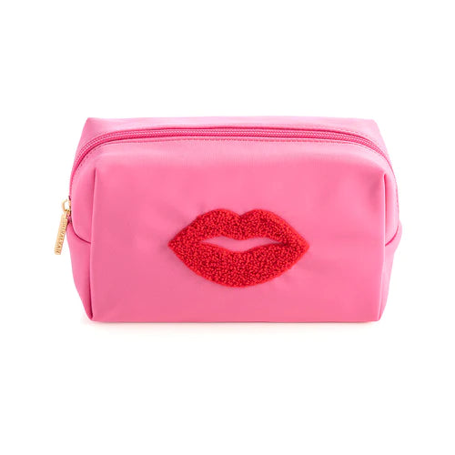 Cara LIPS Cosmetic Pouch in Pink