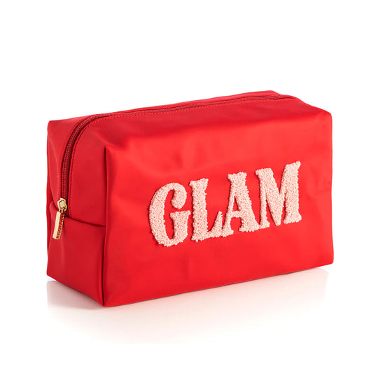 GLAM Red Cosmetic Pouch