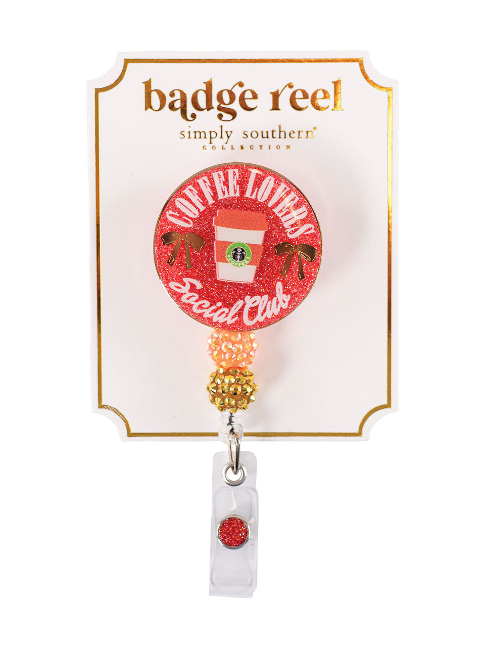 Coffee Lovers Badge Reel