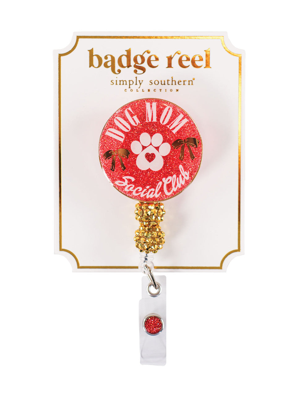 Dog Mom Badge Reel