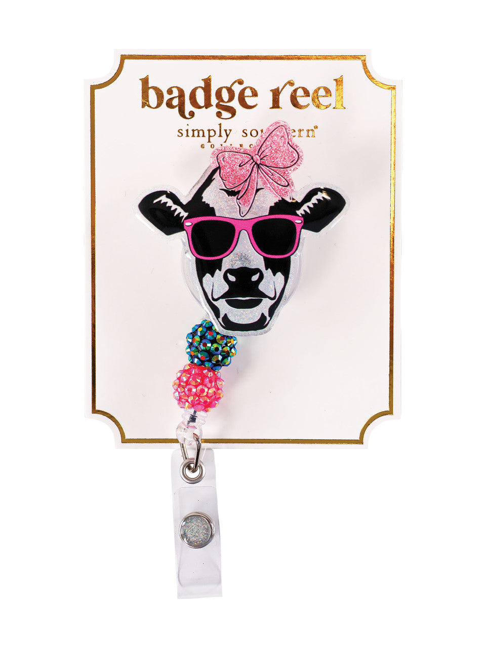 Cool Cow Badge Reel