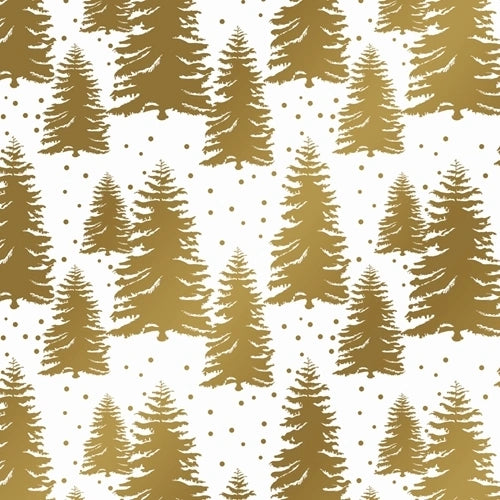 Golden Trees 8 Foot Wrapping Paper Roll