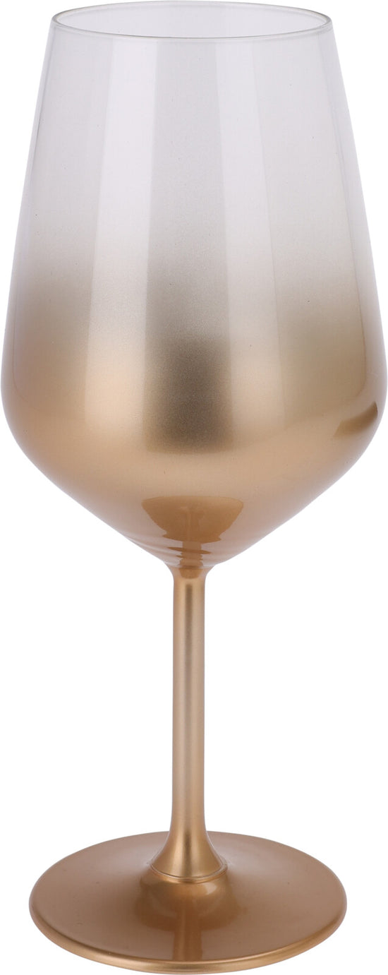 Gold Ombre Wine Glass