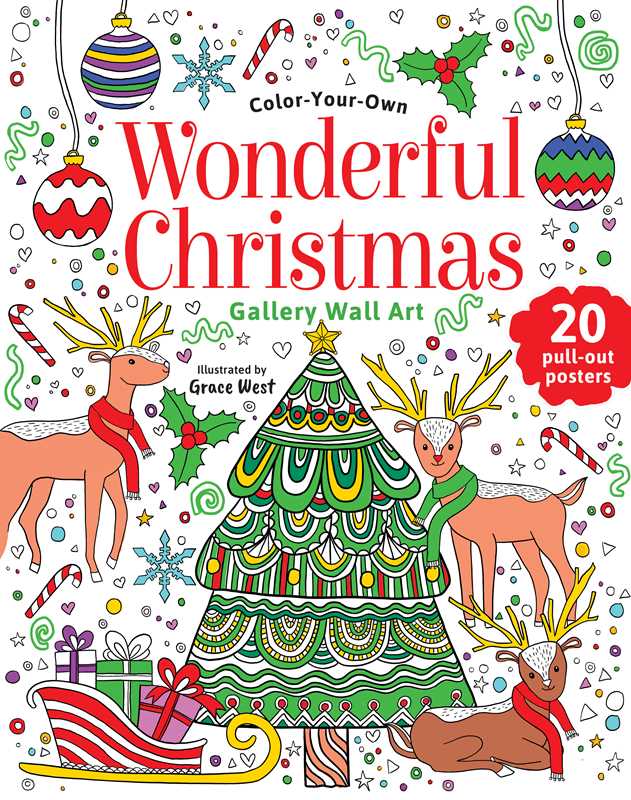 Wonderful Christmas: Coloring Book by: Paperback; 40 pages / English