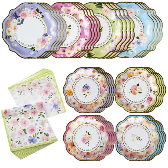 Tea Time party 9" Plates (16 guests)