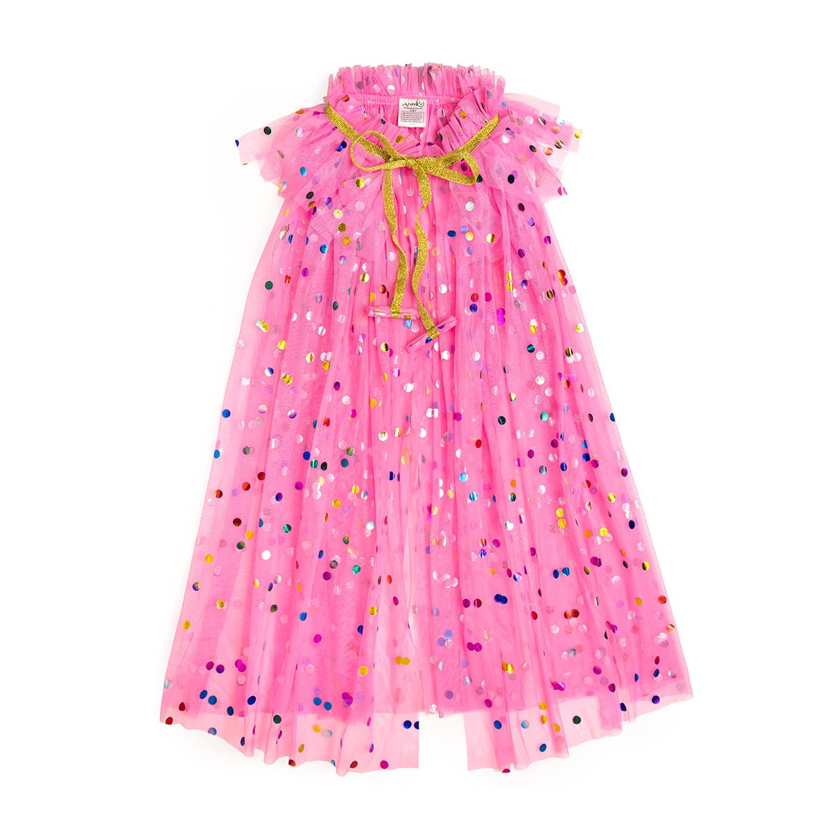 Raspberry Confetti Cape - Kids Dress Up Cape