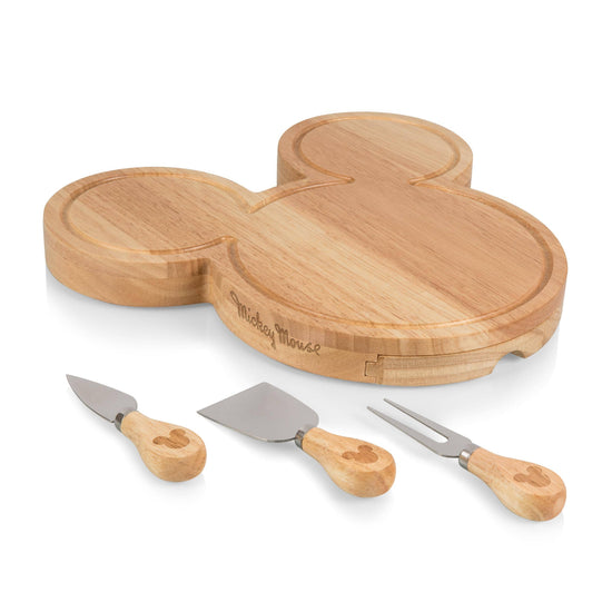 Mickey Mouse - Head Shaped Cheese Board with Tools