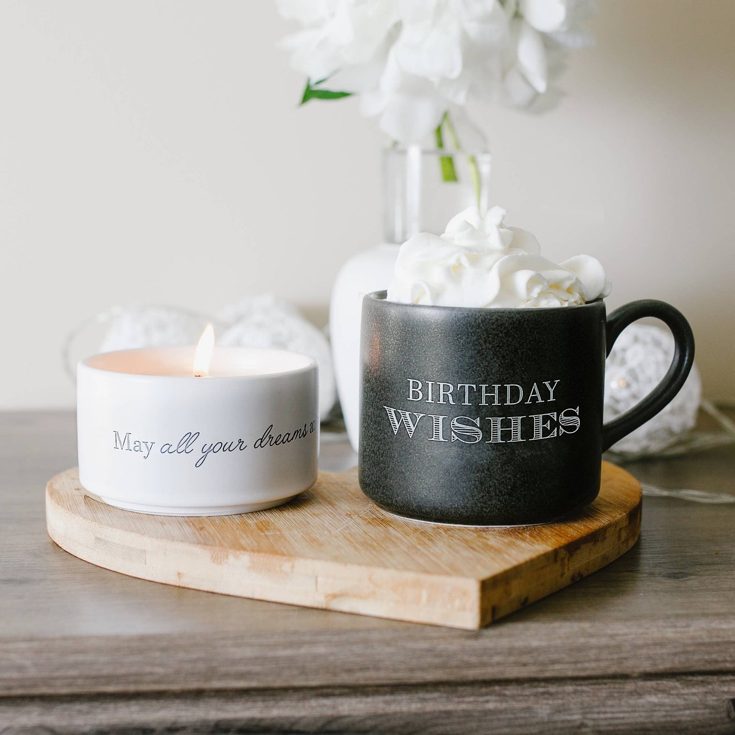 Birthday Stacking Mug and Candle Set