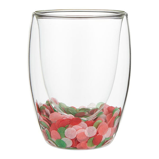 Double-Wall Confetti Stemless Wineglass