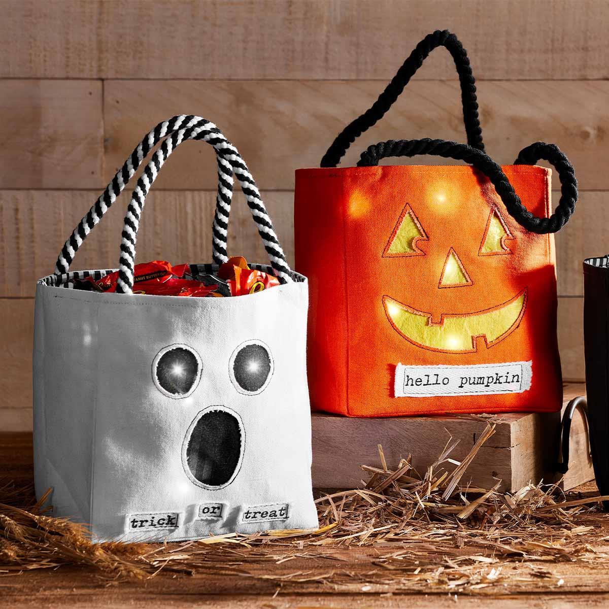 Ghost Light Up Candy Bag
