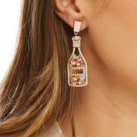 Crystal Embellished Earrings