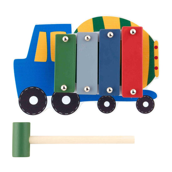Blue Cement Truck Xylophone