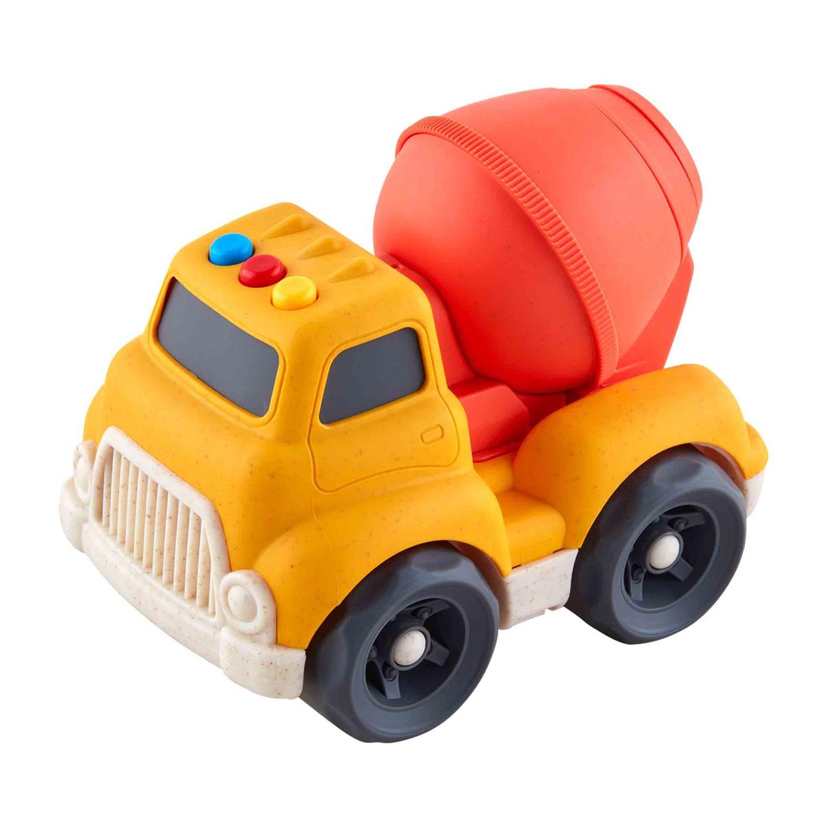 Yellow Cement Mixer Toy Truck