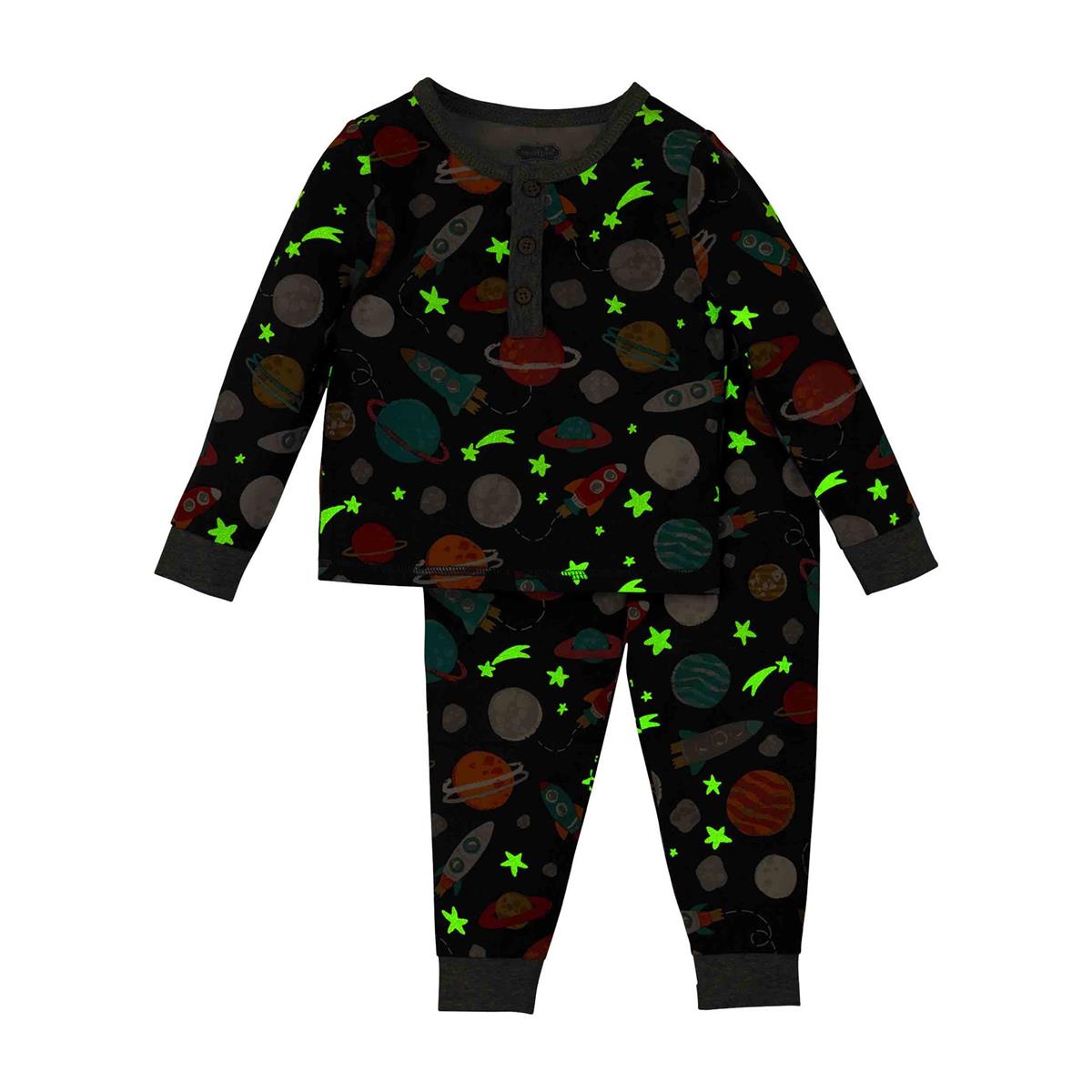 Space Glow-In-The-Dark Pajama Set