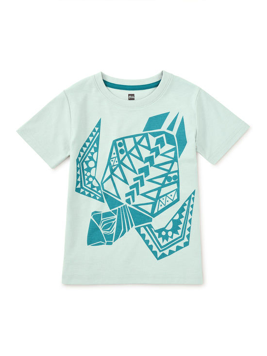 Sea Turtle Graphic Tee / Oyster Grey