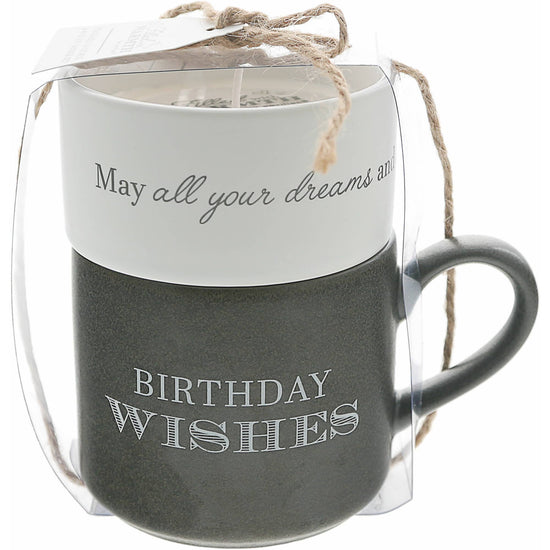 Birthday Stacking Mug and Candle Set