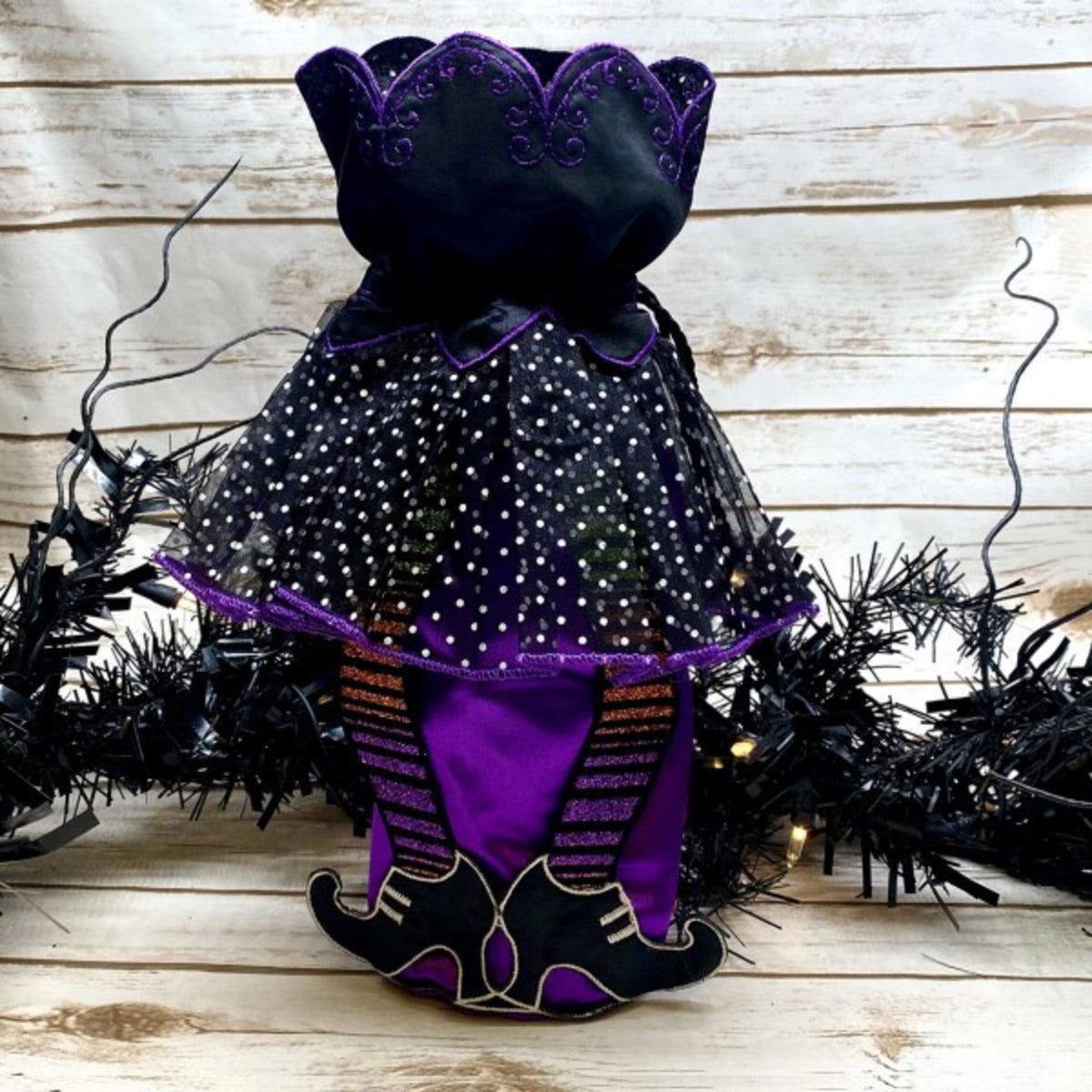 Purple Witch Skirt Beverage Bag