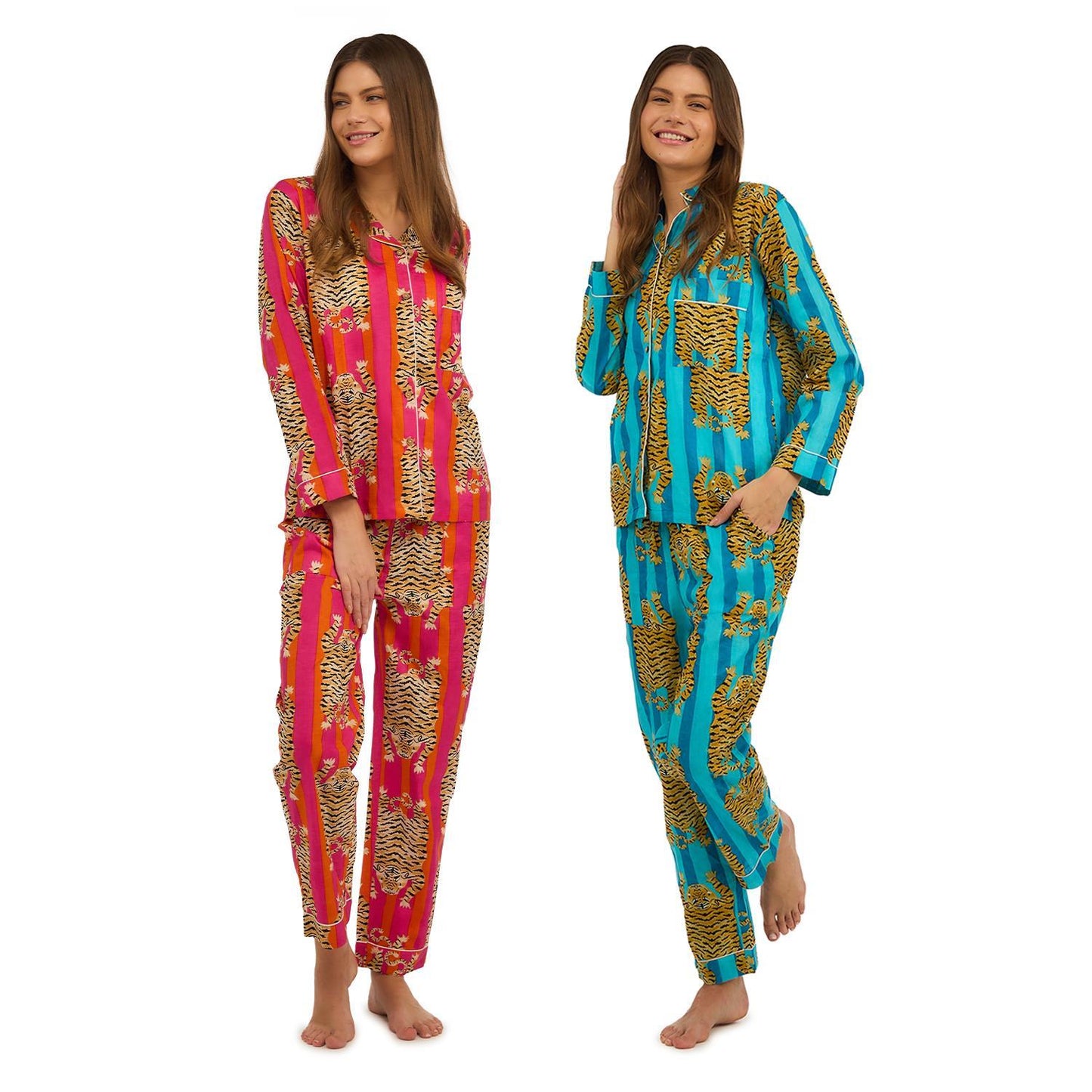 Bold Cotton Printed Pajamas