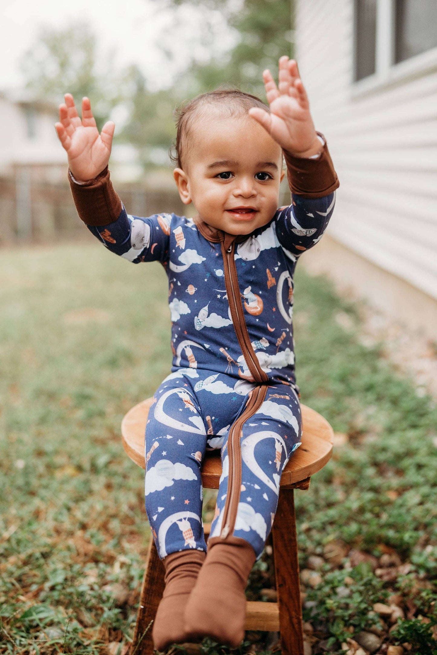 Goodnight Squeak Tight Bamboo Romper