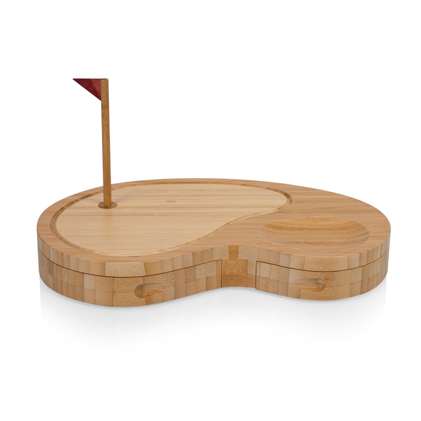 Sand Trap Golf Cheese Cutting Board & Tool Set - Core: Bamboo