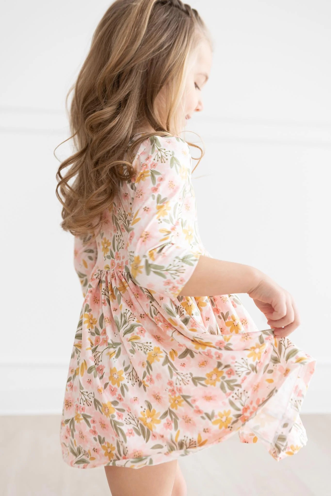 Pretty Peachy Twirl Dress