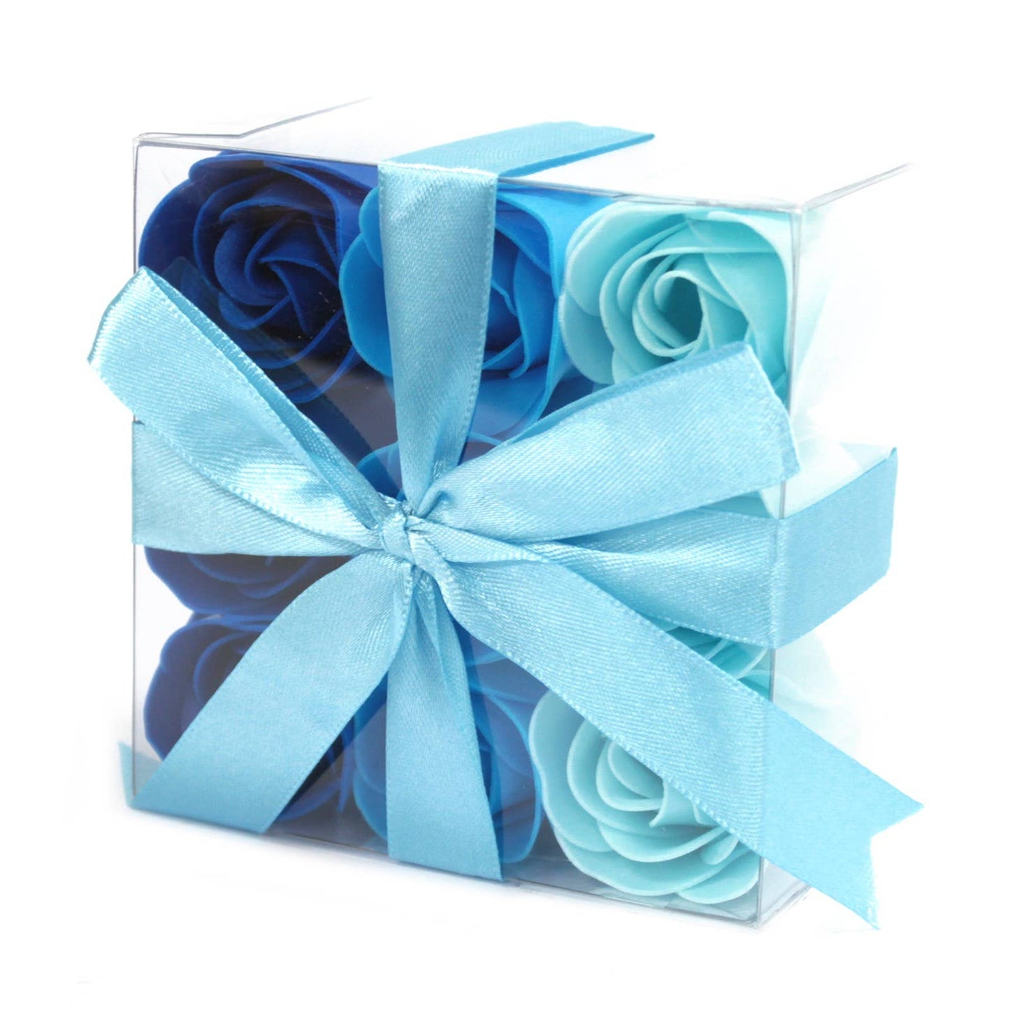 Blue Roses Set of 9 Soap Flowers