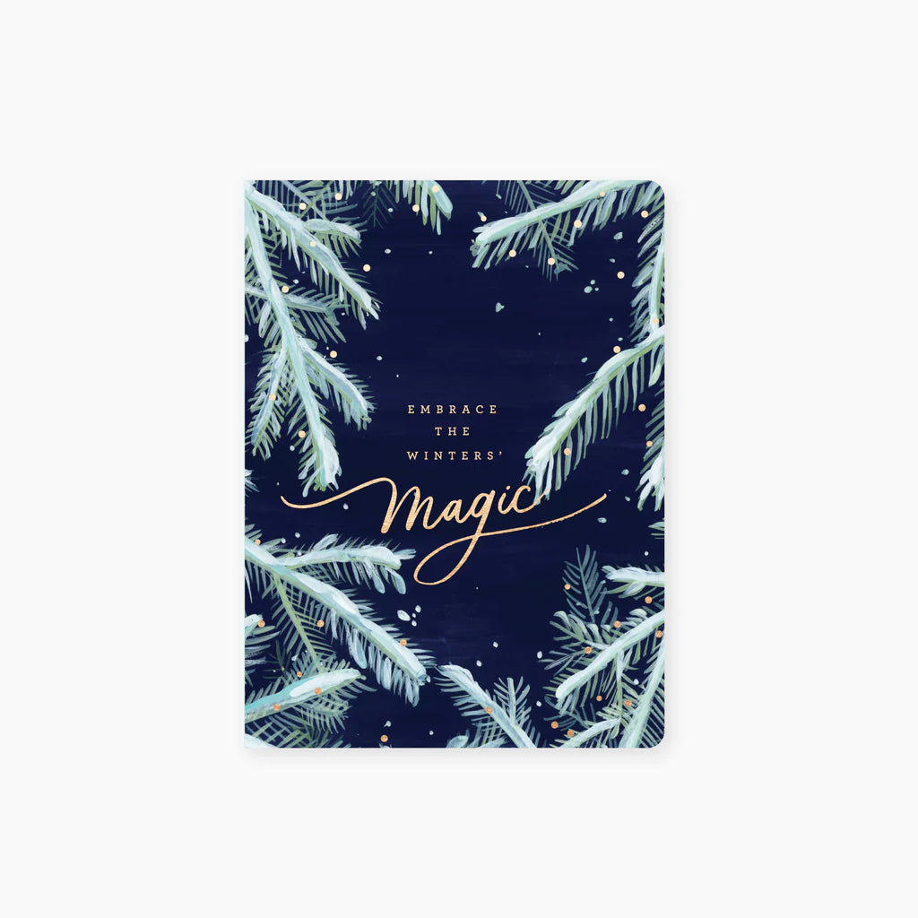 Winters Magic Foiled Pocket Journal