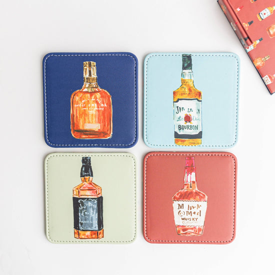 Set/4 Bourbon Trail Coasters