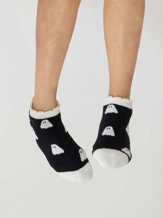 Ghost Cozy Socks with Pom