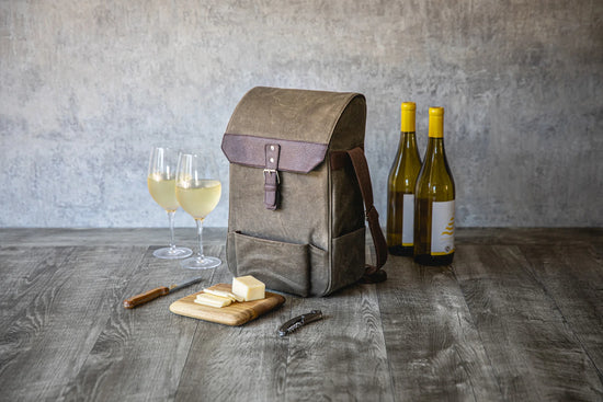 2 Bottle Insulated Wine and Cheese Cooler