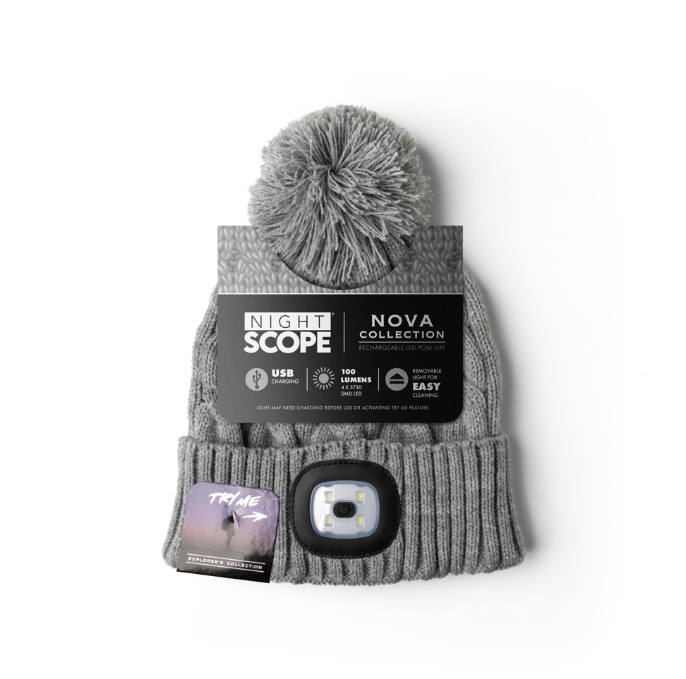 Pink Night Scope® Nova Pom Hat