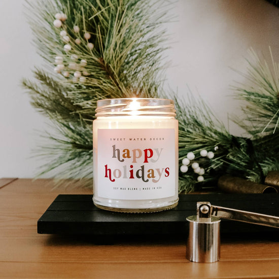 Happy Holidays 9 ozSoy Candle