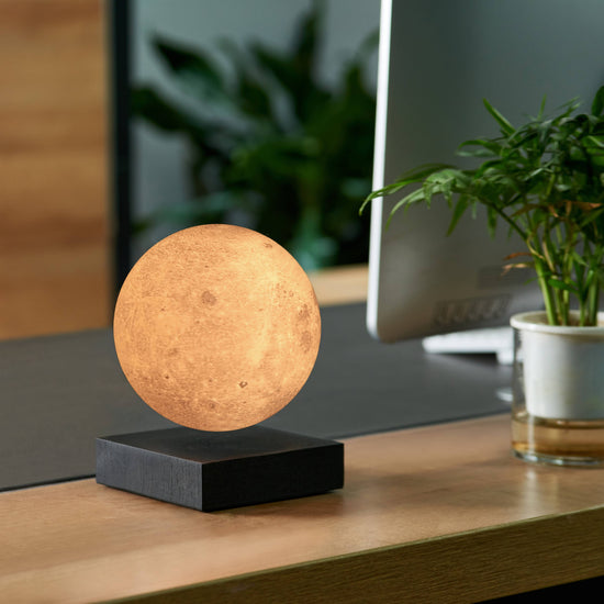 Gingko Smart Moon Lamp: Black