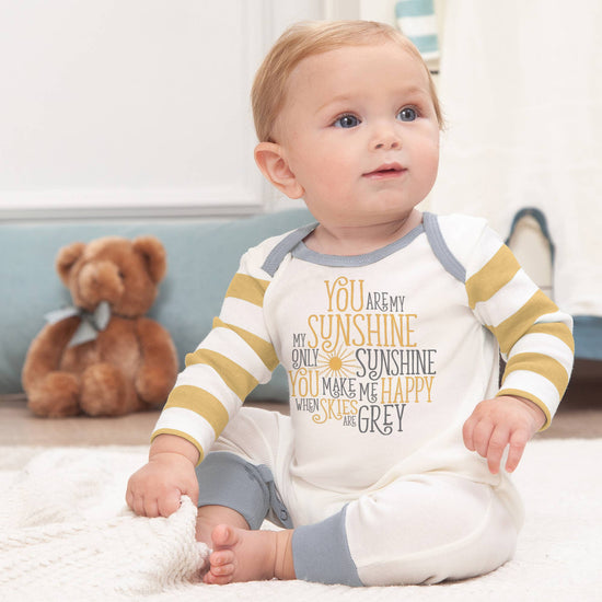 Baby's "You Are My Sunshine" Bamboo Romper