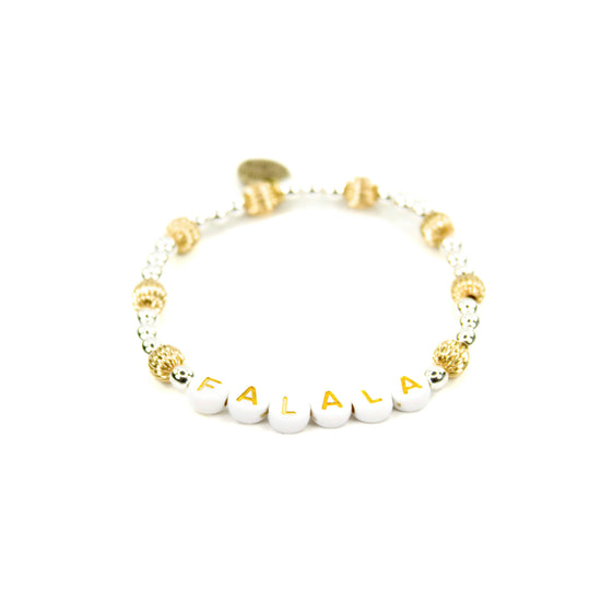 Christmas 18K Gold Filled Bracelets: Peppermint Candies