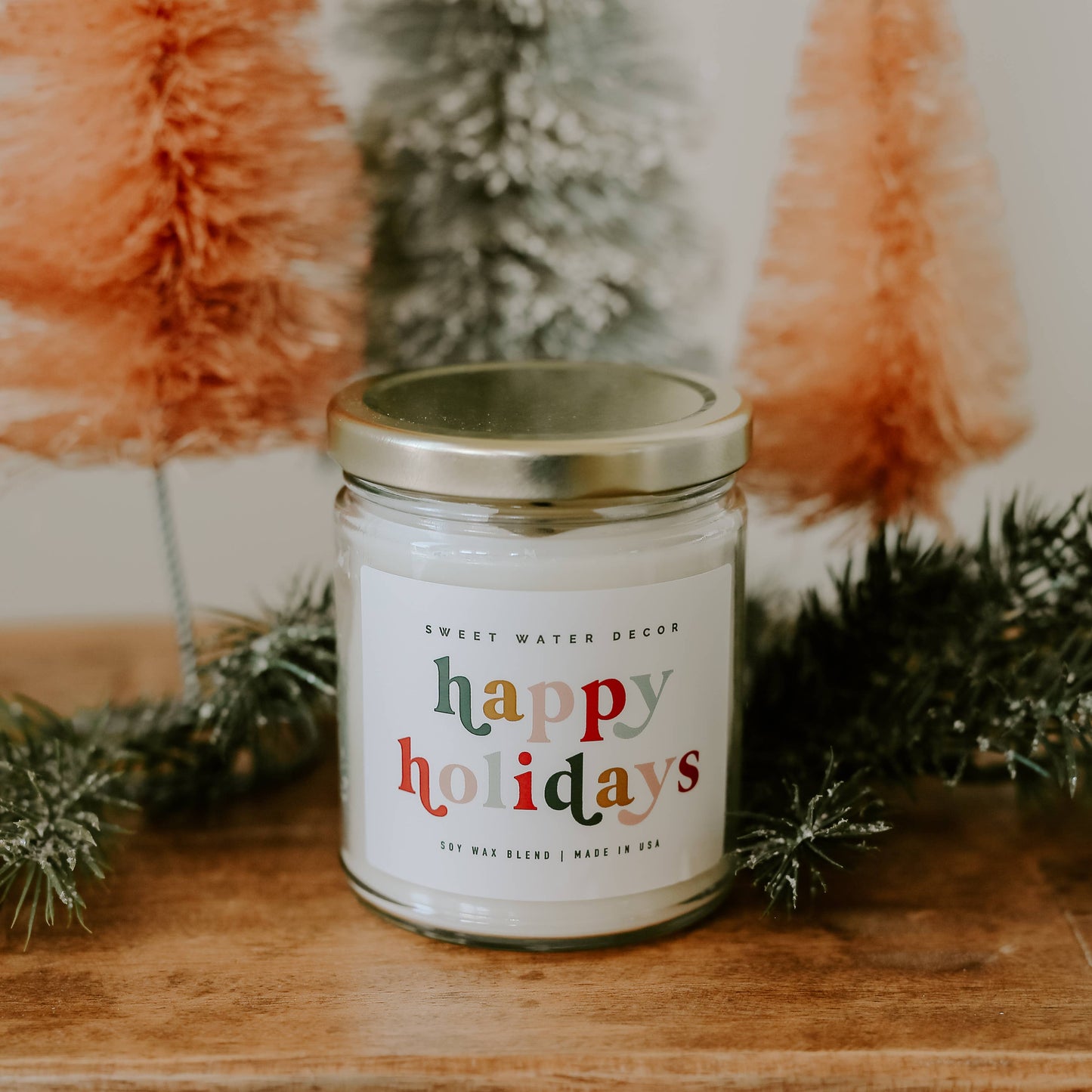 Happy Holidays 9 ozSoy Candle