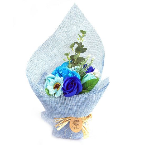 Blue Soap Flower Bouquet