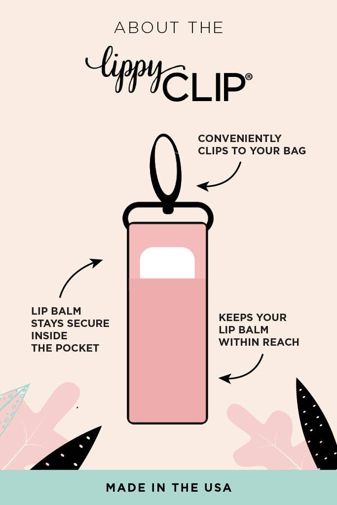 Volleyball LippyClip® Lip Balm Holder for Chapstick