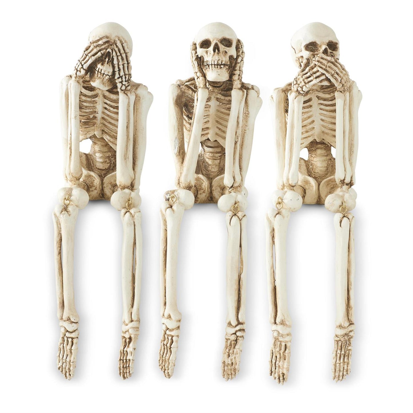 See No Evil/Hear No Evil/Speak No Evil Skeletons