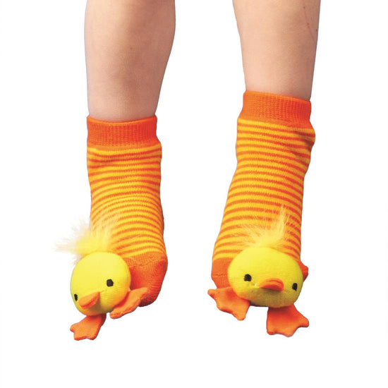 Animal Baby Rattle Socks