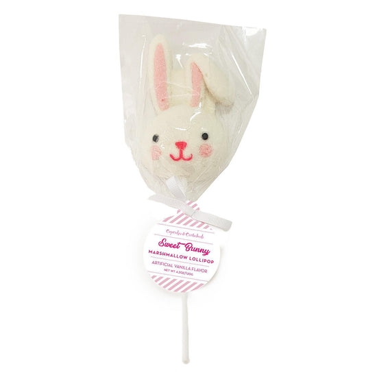 Hoppy Treats Vanilla Flavor Easter Bunny Marshmallow Lollipop